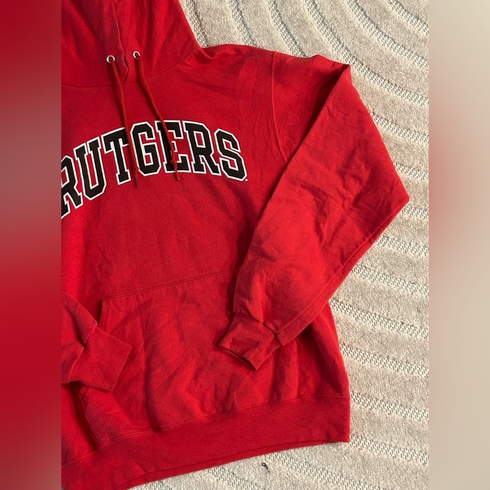 Rutgers University Champion Hoodie Sweatshirt - S - Picture 5 of 9
